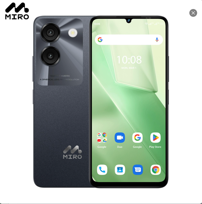 Miro A67 Unlock 8Core Android 14GO 6.75''HD Large Screen Smartphone with Expandable Storage 1TB
