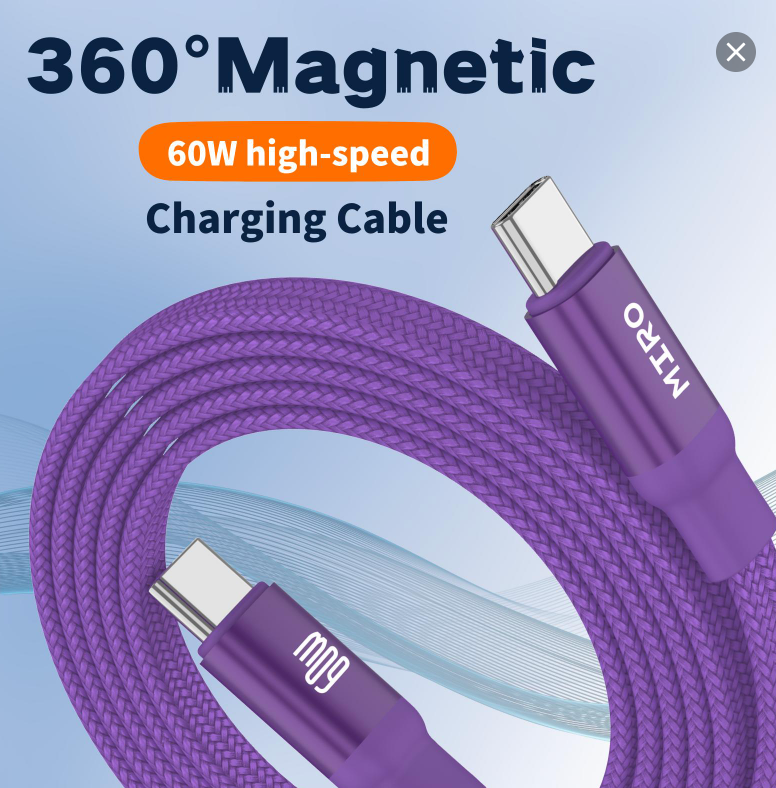 Magloop SnapCharge 60W, NoTangle, PocketCable, Neat