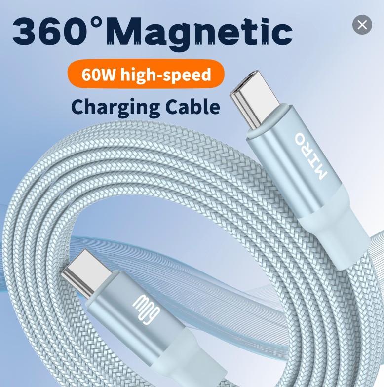 Magloop SnapCharge 60W, NoTangle, PocketCable, Neat