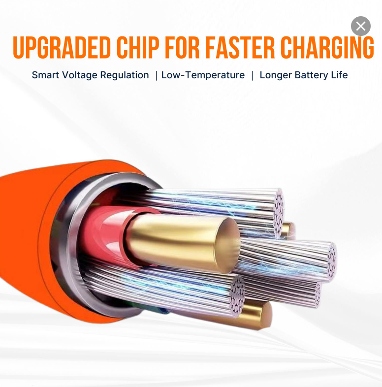 Neck-Mounted Charging Cable