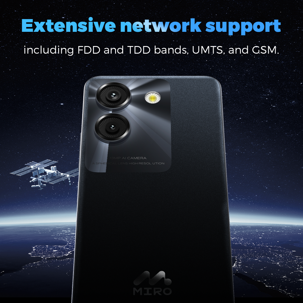 Miro A67 Unlock 8Core Android 14GO 6.75''HD Large Screen Smartphone with Expandable Storage 1TB