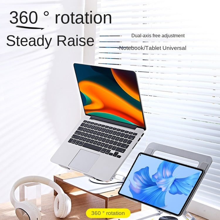 Laptop Stand Adjustable Aluminum Laptop Stand for Desk Ergonomic Computer Riser Sturdy Notebook Stand Laptop Riser for Laptops Tablets