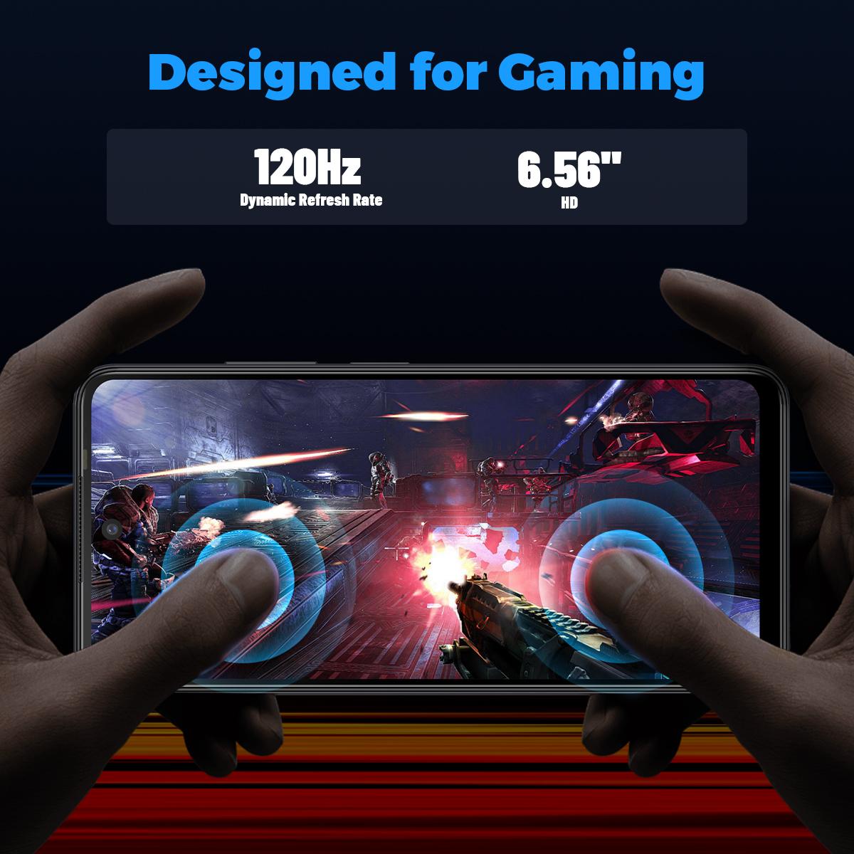 MIRO G1 Gaming Smartphone Unlocked 4G Cellphone 6.56'' HD Display 120Hz 50MP Camera Android 14 Smartphone 8+256GB 5000mAh Battery Fast Charging Andriod Phone, Unlock Smart Phone, 4G Dual SIM, GPS