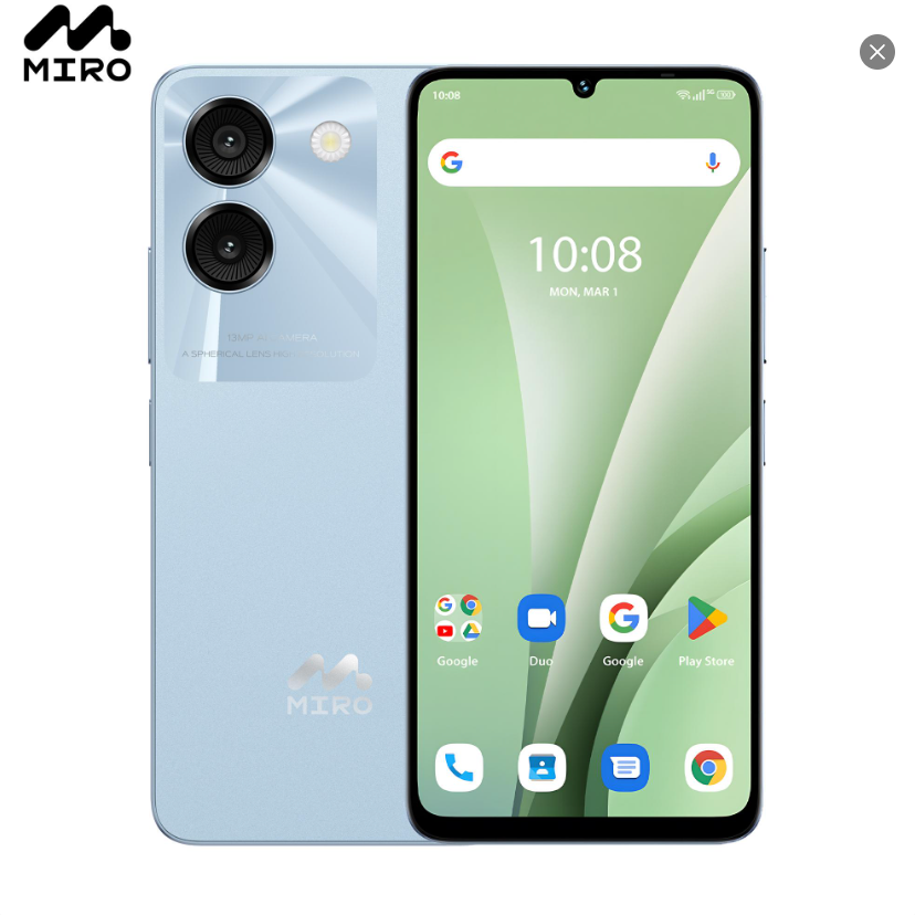 Miro A67 Unlock 8Core Android 14GO 6.75''HD Large Screen Smartphone with Expandable Storage 1TB