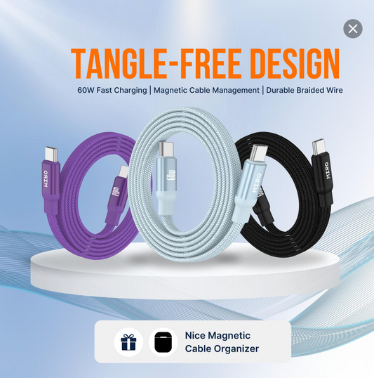 Magloop SnapCharge 60W, NoTangle, PocketCable, Neat
