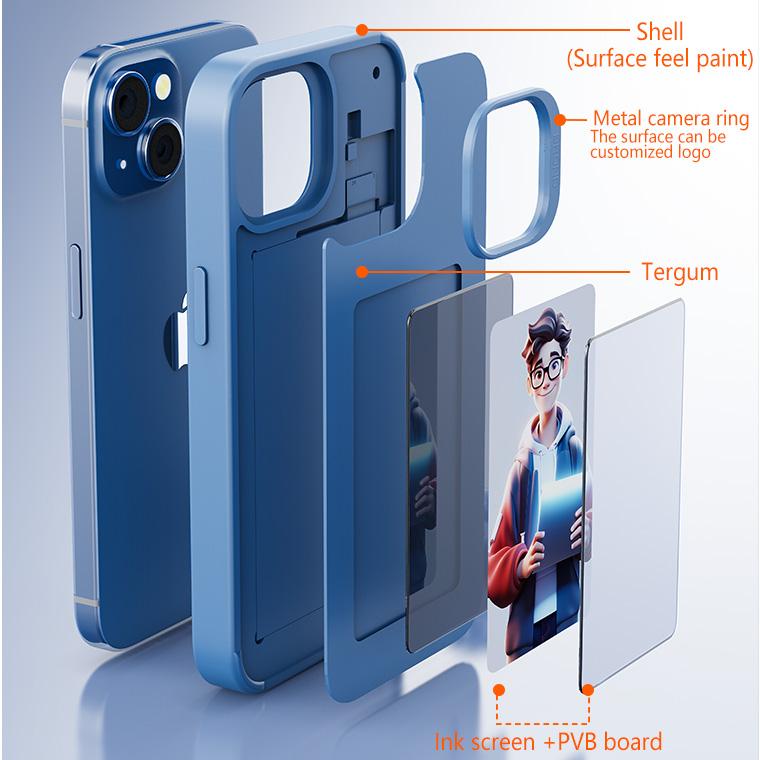 iPhone Smart Ink Screen App Control All-Round iPhone Protection Case