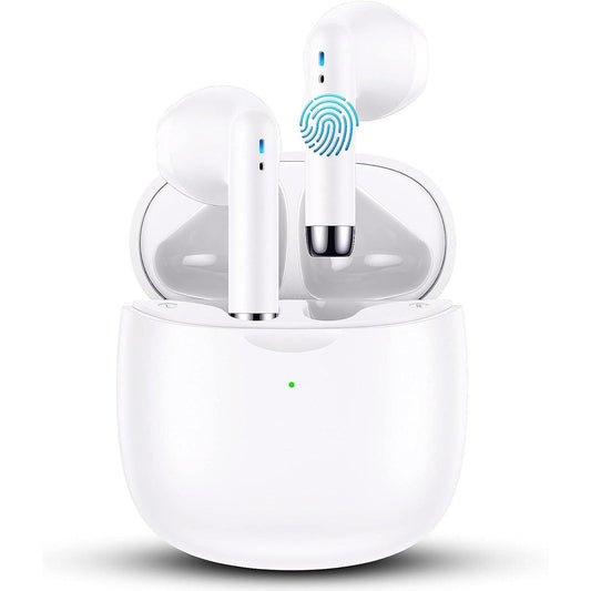 Wireless Headset, Bluetooth Headset with ENC Noise Cancellation, Wireless Headphones, in-Ear True Wireless Headphones (2024 Model) Bluetooth 5.3 Headphones IPX5 Waterproof
