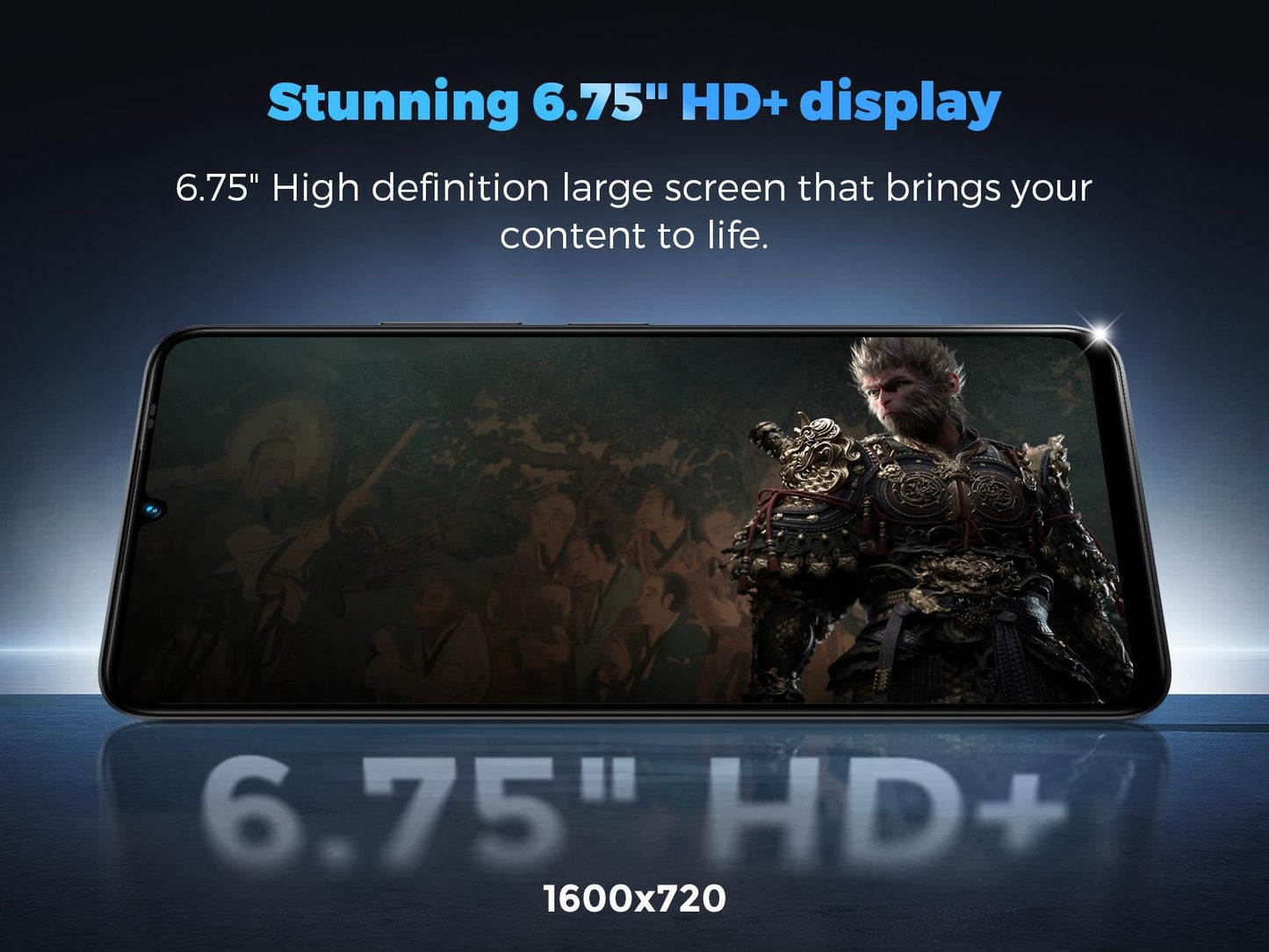 Miro phone A67 & Data Plan Unlock 8Core Android 14GO 6.75''HD Large Screen Smartphone with Expandable Storage 1TB